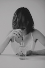 Photo of Amanda Knox by Dawndra Budd. Part of a series called The Writings.