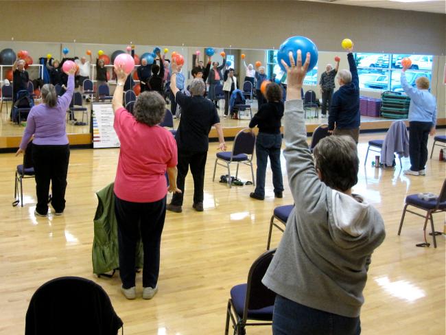 Silver sneakers clearance classes at ymca