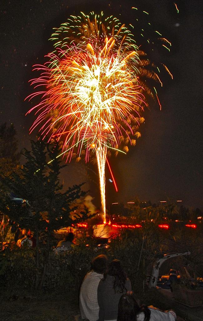 Angle Lake Fireworks 2