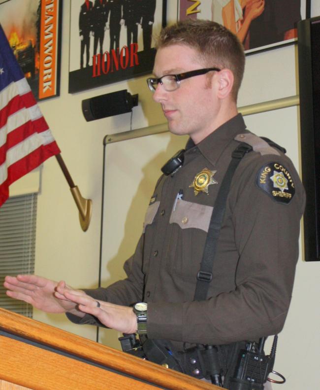 A New Sheriff In Town: White Center’s Storefront Deputy Officially 